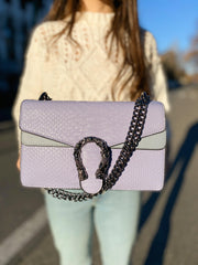 Lila Bag Print Snake Louise